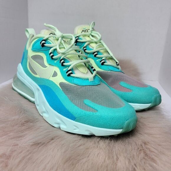 Nike Air Max 270 React Hyper Jade Running Shoes Men's A04971-301 Size 7.5